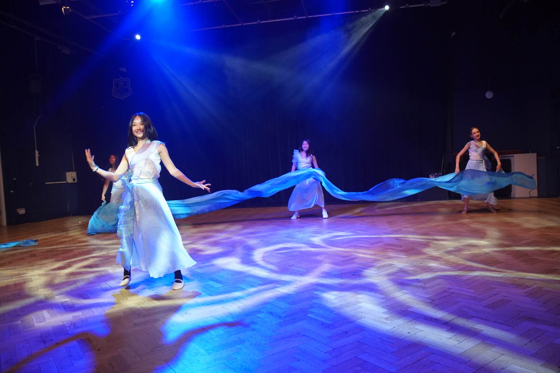 Students dancing